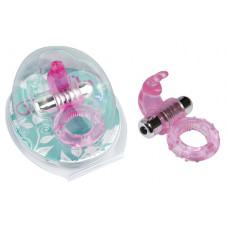 Розовое эрекционное виброкольцо с зайчиком 7 Speed Rabbit Cock Ring Розовое эрекционное виброкольцо с зайчиком 7 Speed Rabbit Cock Ring