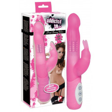 Розовый вибратор Addicted to Bunny Vibe - 21,5 см. Розовый вибратор Addicted to Bunny Vibe - 21,5 см.