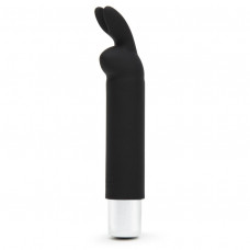 Черный мини-вибратор Greedy Girl Bullet Rabbit Vibrator - 12,7 см. Черный мини-вибратор Greedy Girl Bullet Rabbit Vibrator - 12,7 см.