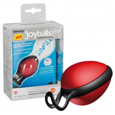 Красный вагинальный шарик со смещенным центром тяжести Joyballs Secret Красный вагинальный шарик со смещенным центром тяжести Joyballs Secret