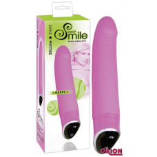 Розовый вибратор Smile Happy - 22 см. Розовый вибратор Smile Happy - 22 см.