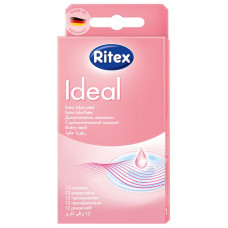 Презервативы RITEX IDEAL с дополнительной смазкой - 12 шт. Презервативы RITEX IDEAL с дополнительной смазкой - 12 шт.