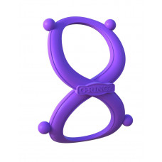 Фиолетовое эрекционное кольцо на пенис и мошонку Infinity Ring Фиолетовое эрекционное кольцо на пенис и мошонку Infinity Ring
