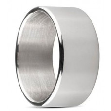 Серебристое эрекционное кольцо Sinner Wide metal head-ring Size L Серебристое эрекционное кольцо Sinner Wide metal head-ring Size L