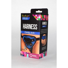 Сине-чёрные трусики-джоки Kanikule Strap-on Harness universal Comfy Jock с плугом и кольцами Сине-чёрные трусики-джоки Kanikule Strap-on Harness universal Comfy Jock с плугом и кольцами