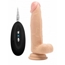 Телесный вибратор-реалистик Vibrating Realistic Cock 8 With Scrotum - 20 см. Телесный вибратор-реалистик Vibrating Realistic Cock 8 With Scrotum - 20 см.