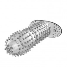 Закрытая прозрачная насадка Crystal sleeve - 12 см. Закрытая прозрачная насадка Crystal sleeve - 12 см.