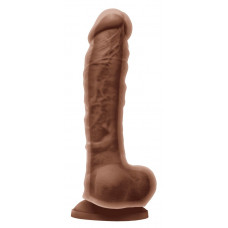 Кофейный фаллоимитатор Dual Density 8 Dildo - 25,4 см. Кофейный фаллоимитатор Dual Density 8 Dildo - 25,4 см.
