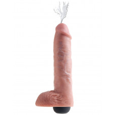 Телесный фаллоимитатор с функцией семяизвержения 11 Squirting Cock with balls - 27,9 см. Телесный фаллоимитатор с функцией семяизвержения 11 Squirting Cock with balls - 27,9 см.