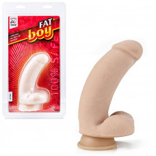 Изогнутый дилдо Fat Boy - 17 см. Изогнутый дилдо Fat Boy - 17 см.