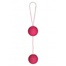 Веселые розовые вагинальные шарики Funky love balls Веселые розовые вагинальные шарики Funky love balls