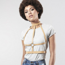 Коричневая портупея MAZE H HARNESS BROWN Коричневая портупея MAZE H HARNESS BROWN