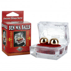 Золотистые вагинальные шарики Ben Wa Balls Золотистые вагинальные шарики Ben Wa Balls
