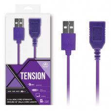 Фиолетовый удлинитель USB-провода - 100 см. Фиолетовый удлинитель USB-провода - 100 см.
