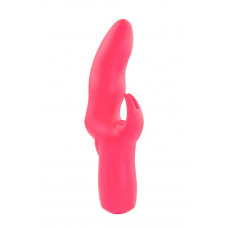 Розовый вибратор со стимулятором клитора MATES FANTASY RECHARGE VIBRATOR - 17 см. Розовый вибратор со стимулятором клитора MATES FANTASY RECHARGE VIBRATOR - 17 см.