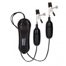 Зажимы на соски Vibrating Nipple Clamps с вибрирующими подвесками Зажимы на соски Vibrating Nipple Clamps с вибрирующими подвесками