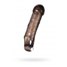 Закрытая дымчатая насадка Toyfa XLover с подхватом - 15,5 см. Закрытая дымчатая насадка Toyfa XLover с подхватом - 15,5 см.
