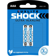 Батарейки Luxlite Shock (BLUE) типа ААА - 2 шт. Батарейки Luxlite Shock (BLUE) типа ААА - 2 шт.