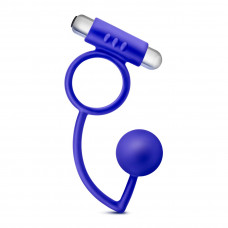 Синее эрекционное кольцо Penetrator Anal Ball with Vibrating Cock Ring Синее эрекционное кольцо Penetrator Anal Ball with Vibrating Cock Ring
