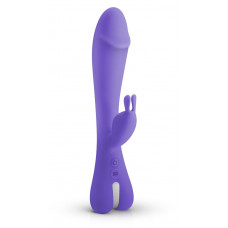 Фиолетовый вибратор-кролик Trix Rabbit Vibrator - 22,5 см. Фиолетовый вибратор-кролик Trix Rabbit Vibrator - 22,5 см.
