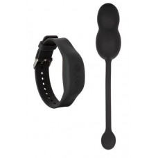 Черные вагинальные виброшарики с браслетом-пультом Wristband Remote Ultra-Soft Kegel System Черные вагинальные виброшарики с браслетом-пультом Wristband Remote Ultra-Soft Kegel System