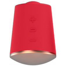 Красный клиторальный стимулятор Dazzling с вибрацией и ротацией - 6,7 см. Красный клиторальный стимулятор Dazzling с вибрацией и ротацией - 6,7 см.