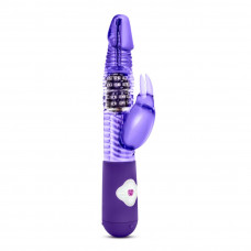 Фиолетовый вибратор с клиторальной стимуляцией Luxe Rabbit 2 - 26 см. Фиолетовый вибратор с клиторальной стимуляцией Luxe Rabbit 2 - 26 см.