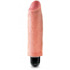 Телесный вибратор-реалистик 6 Vibrating Stiffy - 17,8 см. Телесный вибратор-реалистик 6 Vibrating Stiffy - 17,8 см.