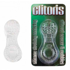 Прозрачное эрекционное кольцо со стимулятором клитора Clitoris Прозрачное эрекционное кольцо со стимулятором клитора Clitoris