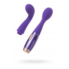 Фиолетовый вибратор Le Stelle PERKS SERIES EX-1 с 2 сменными насадками Фиолетовый вибратор Le Stelle PERKS SERIES EX-1 с 2 сменными насадками