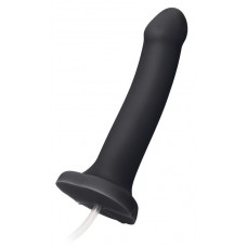 Черный фаллос с имитацией эякуляции Silicon Cum Dildo L - 19,6 см. Черный фаллос с имитацией эякуляции Silicon Cum Dildo L - 19,6 см.
