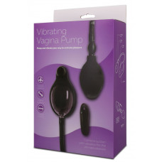 Чёрная вибропомпа для вагины с 7 режимами вибрации VIBRATING VAGINA PUMP Чёрная вибропомпа для вагины с 7 режимами вибрации VIBRATING VAGINA PUMP