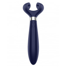 Синий вибромассажер для пар Satisfyer Partner Multifun 3 Синий вибромассажер для пар Satisfyer Partner Multifun 3