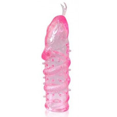 Закрытая рельефная насадка Crystal sleeve snakes в виде змеи с усиками - 14 см. Закрытая рельефная насадка Crystal sleeve snakes в виде змеи с усиками - 14 см.