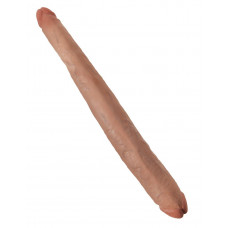 Двусторонний кофейный дилдо 16 Tapered Double Dildo - 40,6 см. Двусторонний кофейный дилдо 16 Tapered Double Dildo - 40,6 см.
