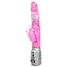 Розовый вибромассажер Butterfly Stroker - 29,8 см. Розовый вибромассажер Butterfly Stroker - 29,8 см.