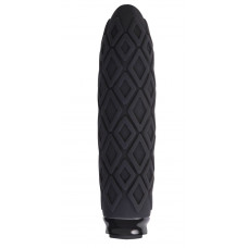 Чёрный фактурный мини-вибратор Luxe Compact Vibe Princess - 10,8 см. Чёрный фактурный мини-вибратор Luxe Compact Vibe Princess - 10,8 см.