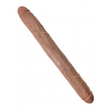Кофейный двусторонний фаллоимитатор 16 Thick Double Dildo - 40,6 см. Кофейный двусторонний фаллоимитатор 16 Thick Double Dildo - 40,6 см.