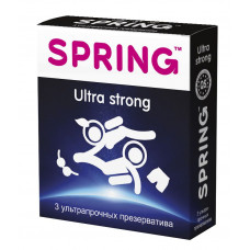 Ультрапрочные презервативы SPRING ULTRA STRONG - 3 шт. Ультрапрочные презервативы SPRING ULTRA STRONG - 3 шт.