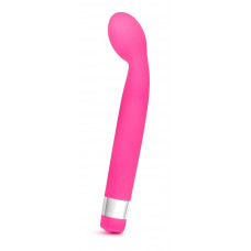 Розовый вибратор для массажа G-точки Rose Scarlet G - 17,8 см. Розовый вибратор для массажа G-точки Rose Scarlet G - 17,8 см.