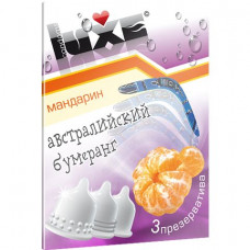 Презервативы Luxe Австралийский Бумеранг с ароматом мандарина - 3 шт. Презервативы Luxe Австралийский Бумеранг с ароматом мандарина - 3 шт.