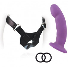 Изогнутый фаллоимитатор с креплением на регулируемом поясе ADVANCED HARNESS KIT WITH CICI - 15 см. Изогнутый фаллоимитатор с креплением на регулируемом поясе ADVANCED HARNESS KIT WITH CICI - 15 см.