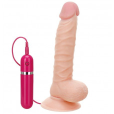 Телесный вибратор-реалистик на присоске G-GIRL STYLE 8INCH VIBRATING DONG - 20,3 см. Телесный вибратор-реалистик на присоске G-GIRL STYLE 8INCH VIBRATING DONG - 20,3 см.