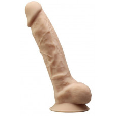 Телесный фаллоимитатор-реалистик с мошонкой на присоске MODEL 1 - 23 см. Телесный фаллоимитатор-реалистик с мошонкой на присоске MODEL 1 - 23 см.