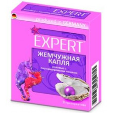 Презервативы Expert Жемчужная капля с точечной текстурой - 3 шт. Презервативы Expert Жемчужная капля с точечной текстурой - 3 шт.