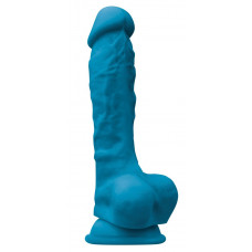 Голубой фаллоимитатор на присоске 7 Dildo - 22,3 см. Голубой фаллоимитатор на присоске 7 Dildo - 22,3 см.