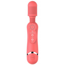 Розовый универсальный массажер Silicone Massage Wand - 20 см. Розовый универсальный массажер Silicone Massage Wand - 20 см.