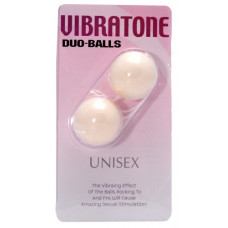 Молочные вагинальные шарики Vibratone DUO-BALLS Молочные вагинальные шарики Vibratone DUO-BALLS