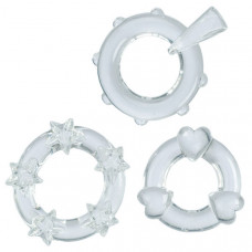 3 прозрачных эрекционных колечка MAGIC C-RINGS 3 прозрачных эрекционных колечка MAGIC C-RINGS