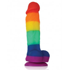 Радужный фаллоимитатор Colours Pride Edition 5 Dildo - 17,8 см. Радужный фаллоимитатор Colours Pride Edition 5 Dildo - 17,8 см.